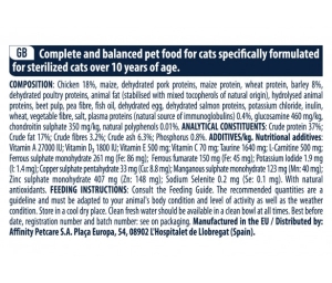 Advance Cat Senior Sterilized 1.5кг - пилешко и ечемик
